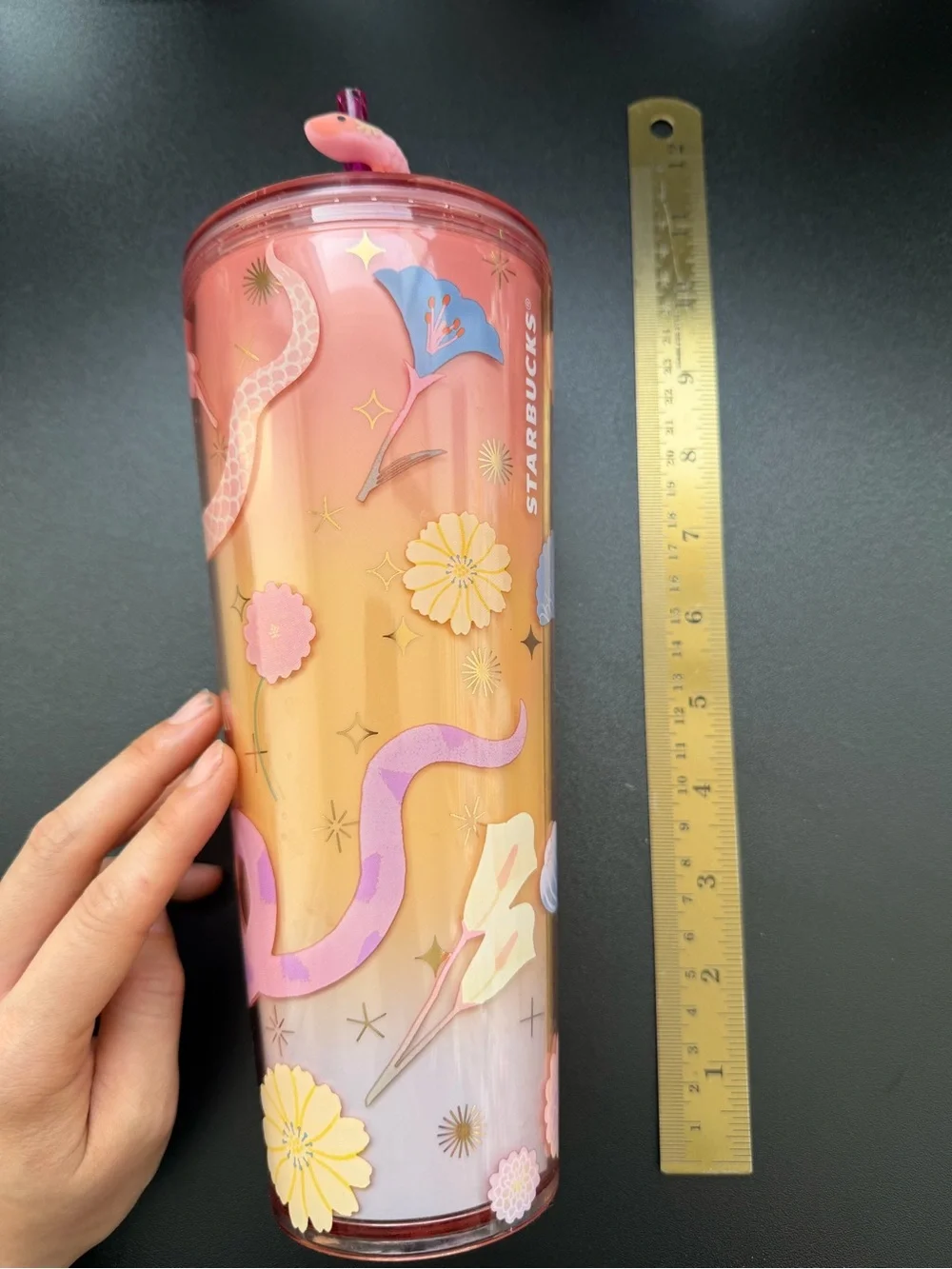 NWOT Starbucks 2025 Lunar New Year of the Snake Cold Cup Venti Tumbler 24oz